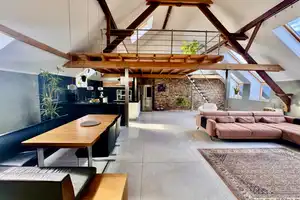 RESERVIERT!  Scheunenloft mit Naturpool & Einliegerwohnung - Wohnen & Arbeiten bei Köln – Rhein-Erft-Kreis – Vorschaubild 8
