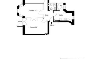 Kapitalanlage in Friedenau– 3 Zimmer mit Balkon – Rheingaustraße 16, 12161 Friedenau, Berlin – Vorschaubild 8