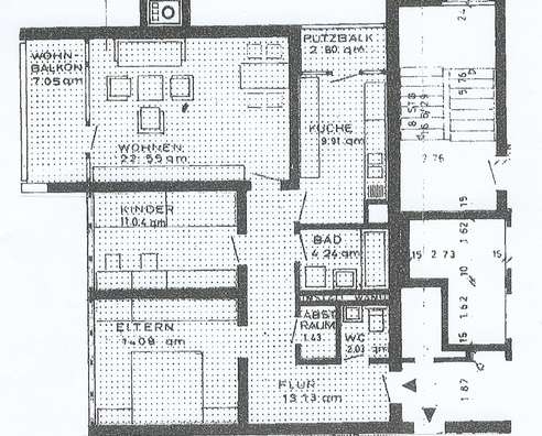 Schöne 3-Zimmerwohnung mit Einbauküche
