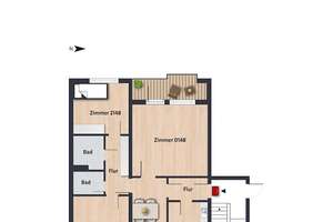 Kleines günstiges Zimmer innerhalb einer 3er-WG // 2.OG links – Halberstädter Str. 24, 38444 Westhagen, Wolfsburg – Vorschaubild 16
