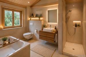 Ein Meisterwerk ökologischer Baukunst – Exklusives Bio-Blockhaus am Waldrand von Icking – Die vollständige Adresse der Immobilie erhältst du vom Anbieter., 82057 Icking – Vorschaubild 11