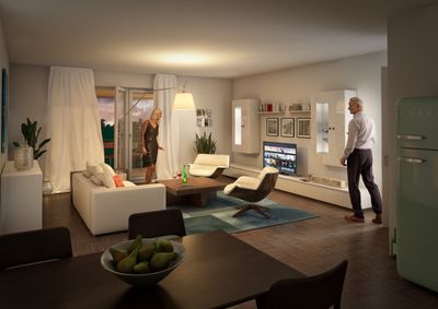 Wohlfühlen garantiert: hochwertige 2-Raumwohnung mit Balkon und Photovoltaikanlage