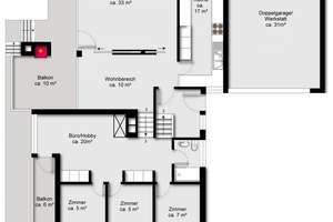 Architektenhaus mit parkähnlichem Traumgrundstück in Hamburg-Volksdorf – Die vollständige Adresse der Immobilie erhältst du vom Anbieter., 22359 Volksdorf, Hamburg – Vorschaubild 13