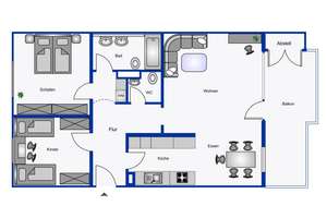 Sehr gepflegte 3-Zimmer-Wohnung im Aukamm  – Die vollständige Adresse der Immobilie erhältst du vom Anbieter., 65191 Nordost, Wiesbaden – Vorschaubild 12