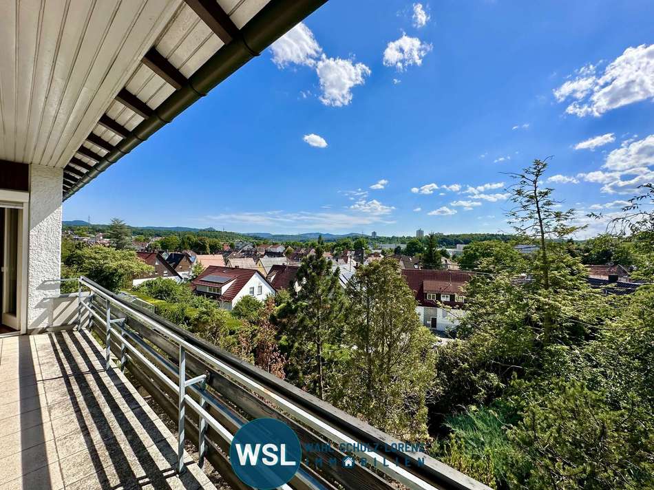 Auf dem Balkon...