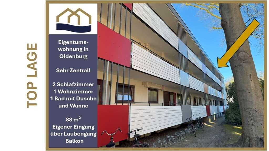 TOP Lage! Freie 3-Zimmer Eigentumswohnung als Kapitalanlage oder zur Eigennutzung