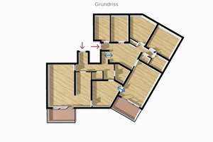 Zwei verbundene Wohnungen auf einen Streich  73 m² &  100 m² – Die vollständige Adresse der Immobilie erhältst du vom Anbieter., 68259 Feudenheim, Mannheim – Vorschaubild 16