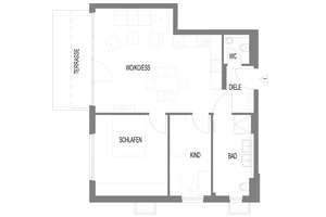 Ihr Rückzugsort im Grünen: Familienfreundliche 3-Zimmer-Wohnung mit sonniger Terrasse und Garten – Peretshofener Str. 5, 81479 Thalkirchen, München – Vorschaubild 2