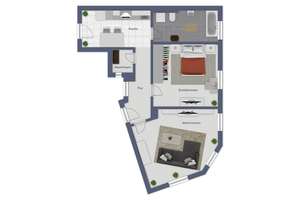 Exklusive 2-Zimmer-Wohnung in der Eulerstraße! – Eulerstraße 10, 40477 Derendorf, Düsseldorf – Vorschaubild 7