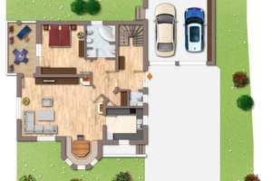 Zukunftssicher und energieeffizient:  Attraktives Wohnhaus mit Garten, ELW und Doppelgarage – Main-Tauber-Kreis – Vorschaubild 3