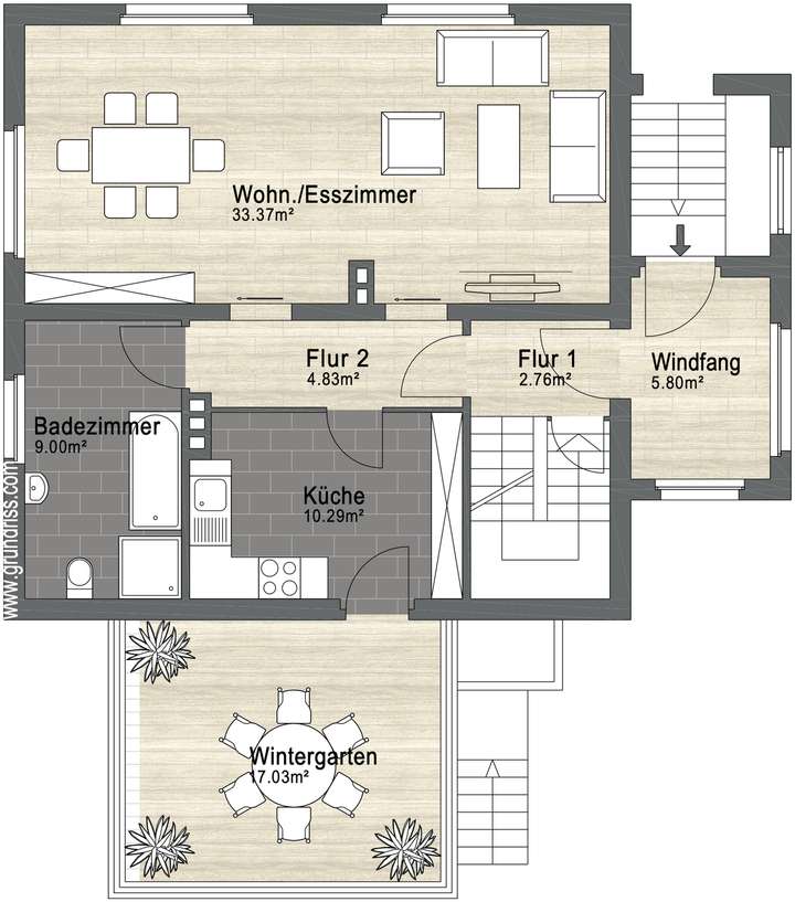 Grundriss Erdgeschoss