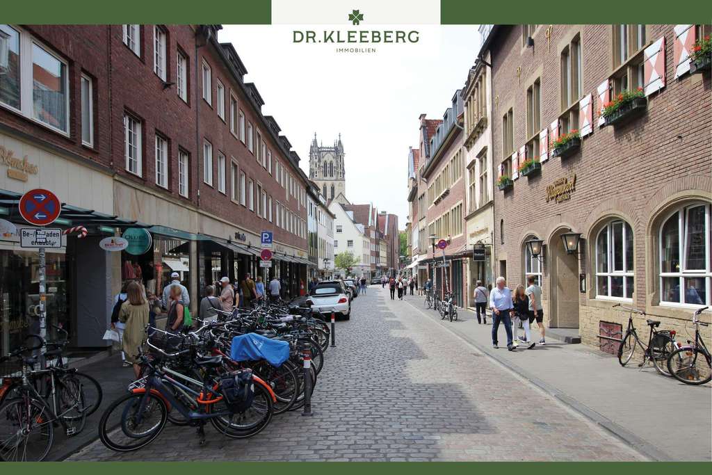 Wohn- & Geschäftshaus mit stabiler 3,8 % Rendite im Domviertel von Münster