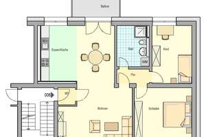 Sanierte 3-Zimmer-Wohnung in Hessental – Schlichtweg 9, 74523 Schwäbisch Hall – Vorschaubild 9