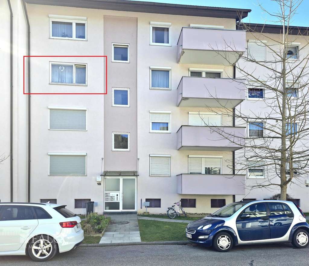 Immobilie in Rohrdorf - Traumhafter Blick auf die Nagold inklusive - gut geschnittene 2-Zimmerwohnung - Bild 1