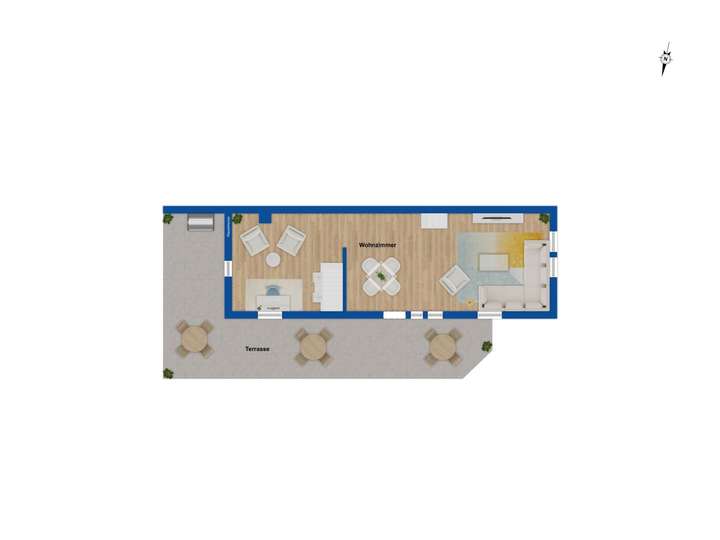 Haus - Grundriss Obergeschoss