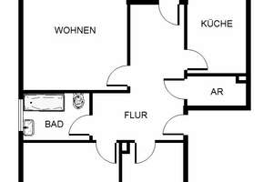 Attraktive 3-Zimmer-Wohnung mit Balkon und Wohlfühlcharakter – In der Mark 1, 45329 Karnap, Essen – Vorschaubild 2