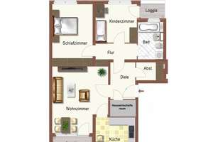 Exklusive Top sanierte 3-Zimmer-Wohnung mit zwei Balkonen – Kurfürstendamm/ Grunewald/ Schmargendorf – Cunostraße 54, 14193 Schmargendorf, Berlin – Vorschaubild 2