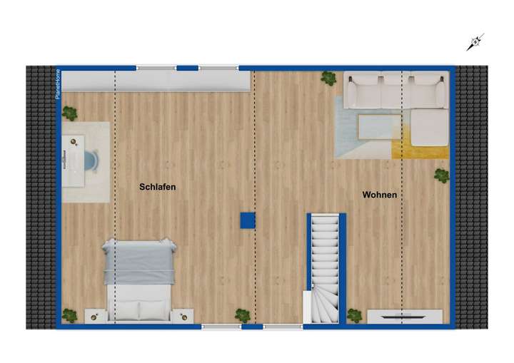 ausbaufähiges Dachstudio