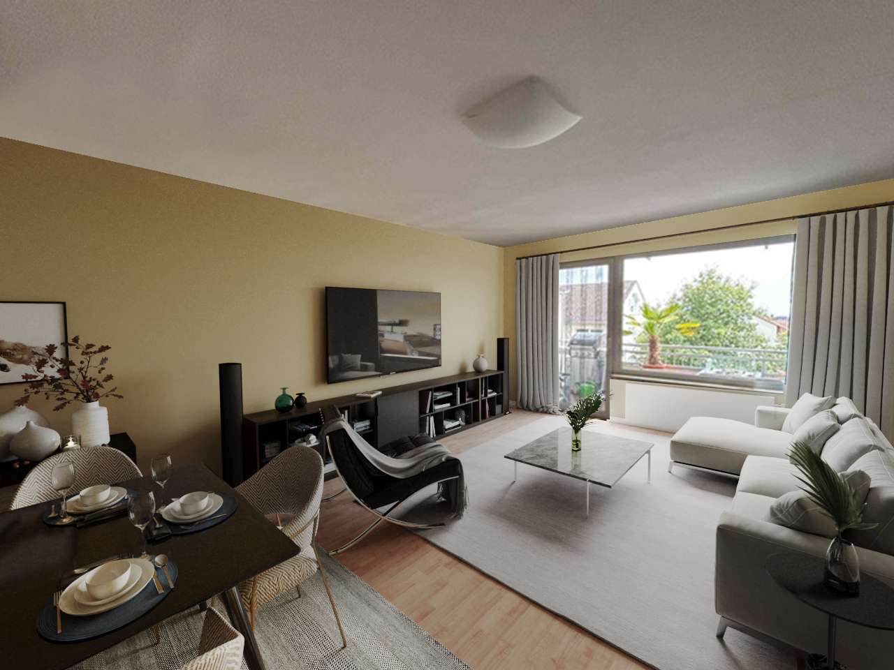 Immobilie in Bad Soden - Helle 3 Zimmerwohnung mit Sonnenbalkon in ruhiger Lage Bad-Soden Altenhain (aktuell vermietet) - Bild 4