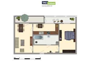 Mit Wintergarten UND Balkon- Tolle Zweiraumwohnung in Parknähe! – Heinkstraße 6a, 4347 Schönefeld-Abtnaundorf, Leipzig – Vorschaubild 9
