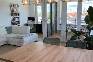 Urbanes Wohnen mit Highlight-Dachterrasse: Stilvolles 2-Zi.-Apartment im beliebten Hanna-Carré HC28 – Johanna-Dachs-Str. 36, 93055 Ostenviertel, Regensburg – Vorschaubild 4
