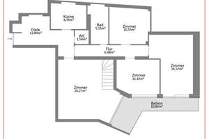 Großzügige 5 Zimmer-Wohnung mit viel Entwicklungspotenzial - renovierungsbedürftig – Die vollständige Adresse der Immobilie erhältst du vom Anbieter., 12247 Lankwitz, Berlin – Vorschaubild 14