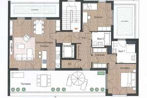 Exkl. Penthouse für höchste Ansprüche! Offen, hell, durchdacht mit großer Dachterrasse! – Die vollständige Adresse der Immobilie erhältst du vom Anbieter., 40627 Unterbach, Düsseldorf – Vorschaubild 16