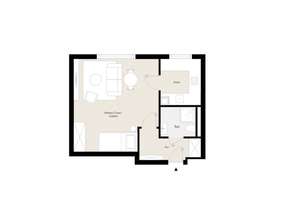 Alll in Miete inkl Internet ! Stylische 1 Zimmer Wohnung inkl EBK / Waschmaschine /Smart Tv in S-Ost – Hallbergstr 2, 70190 Kernerviertel, Stuttgart – Vorschaubild 14