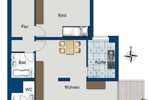 Großzügige 3-Zimmerwohnung mit Balkon – Südliche Ringstr. 191, 63225 Langen (Hessen) – Vorschaubild 6