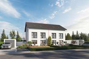 KfW-55 Neubau - Großzügige Doppelhaushälfte mit zwei Bädern!!! – Die vollständige Adresse der Immobilie erhältst du vom Anbieter., 84166 Adlkofen – Vorschaubild 1