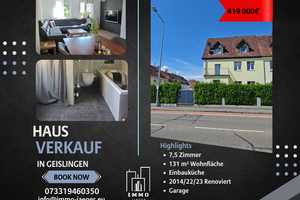 Charmante Doppelhaushälfte in Geislingen – 7,5 Zimmer, 132 m², Garage + Stellplatz – Werkstr. 50, 73312 Göppingen (Kreis) – Vorschaubild 2
