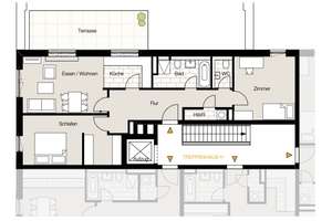 Mit Dachterrasse, Fahrstuhl und Tiefgaragenstellplatz – Marie-Curie-Straße 6, 49076 Westerberg, Osnabrück – Vorschaubild 13