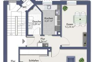 Gepflegtes Mehrfamilienhaus mit 207 m² – Eigennutzung und Vermietung – 67065 Mundenheim, Ludwigshafen am Rhein – Vorschaubild 18