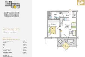 Moderne Neubau-2-Zimmer-Wohnung mit Balkon & TG-Stellplatz – Erstbezug in Nürnberg-Worzeldorf – Van-Gogh-Str. 6, 90455 Kornburg, Worzeldorf, Nürnberg – Vorschaubild 9