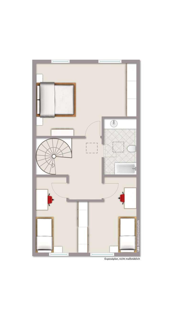 Grundriss Obergeschoss