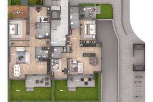 *ROON75* Modernes Stadthaus mit acht exklusiven Neubau-Eigentumswohnungen im noblen Bismarckviertel – Die vollständige Adresse der Immobilie erhältst du vom Anbieter., 47799 Cracau, Krefeld – Vorschaubild 9