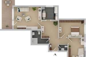 Wettbergen Terrassenhaus: attraktive 3-Zimmerwohnung im 3.OG mit Garage und Stellplatz – Die vollständige Adresse der Immobilie erhältst du vom Anbieter., 30457 Wettbergen, Hannover – Vorschaubild 21