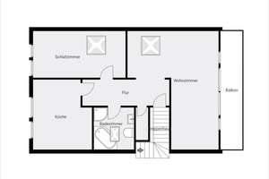 Möblierte Dachgeschosswohnung in idyllischer Lage – Die vollständige Adresse der Immobilie erhältst du vom Anbieter., 51107 Rath/Heumar, Köln – Vorschaubild 21