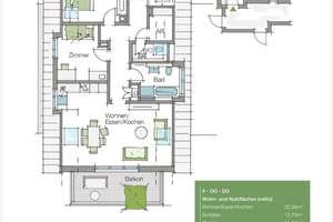3 Zimmer Penthouse Wohnung in Alterlangen mit Balkon – Die vollständige Adresse der Immobilie erhältst du vom Anbieter., 91056 Heiligenloh, Erlangen – Vorschaubild 20