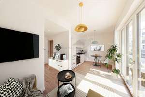+ Klein, fein, mein + 1-Raum-Wohnung mit Terrasse, Einbauküche und großer Dusche am Pelzmühlenteich – Unritzstraße 38, 9117 Rabenstein, Chemnitz – Vorschaubild 4