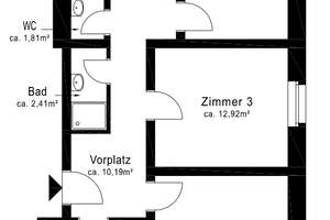 Traumhafte 4-Zi.-WHG in begehrter Wohnlage – Die vollständige Adresse der Immobilie erhältst du vom Anbieter., 70182 Dobel, Stuttgart – Vorschaubild 8