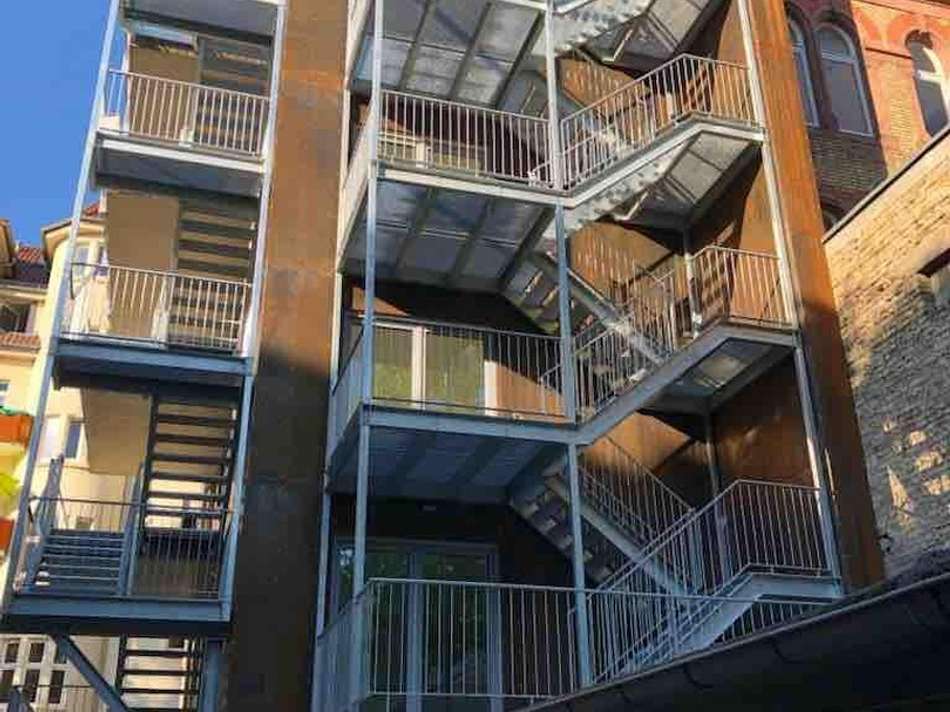 Rückansichten Neubau