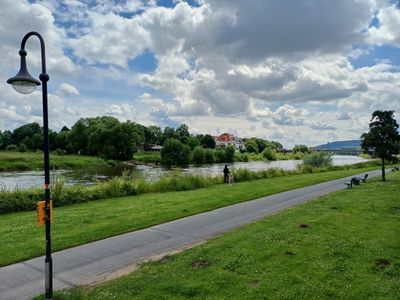 3-Zimmer-Wohnung direkt an der Weser!