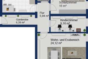 Wohnkomfort in Berg am Laim – hochwertig modernisierte 3-Zimmer-Wohnung – Die vollständige Adresse der Immobilie erhältst du vom Anbieter., 81671 Echarding, München – Vorschaubild 10