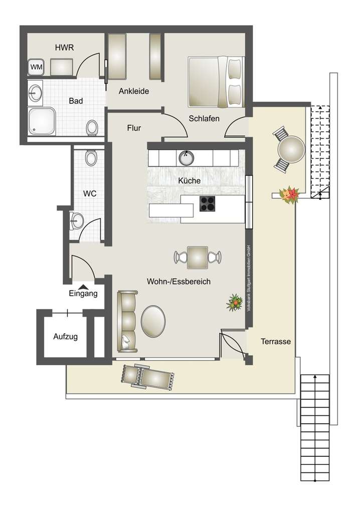 Grundriss 2. Obergeschoss rech