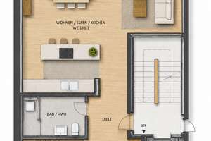 Moderne 5-Zimmer-Maisonettewohnung mit Loftcharakter und Terrasse – Die vollständige Adresse der Immobilie erhältst du vom Anbieter., 10969 Kreuzberg, Berlin – Vorschaubild 14