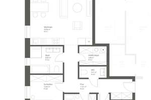 QNG-Neubau: 4-Zimmer-Wohnung mit Balkon in ruhiger Sackgassenlage – Pommernstraße 12, 48167 Gremmendorf-West, Münster – Vorschaubild 3