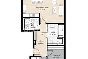 Wohnglück im OxPark - 3 Zimmer-Wohnung mit Balkon – Die vollständige Adresse der Immobilie erhältst du vom Anbieter., 22419 Langenhorn, Hamburg – Vorschaubild 12