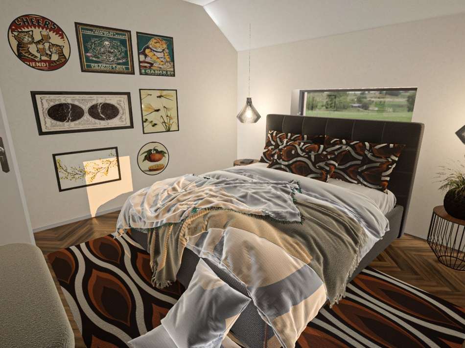 Ansicht Schlafzimmer