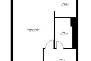 Modern möblierte Ein-Zimmer-Wohnung in ruhiger Innenhoflage – attraktive Kapitalanlage – Die vollständige Adresse der Immobilie erhältst du vom Anbieter., 81677 Steinhausen, München – Vorschaubild 15
